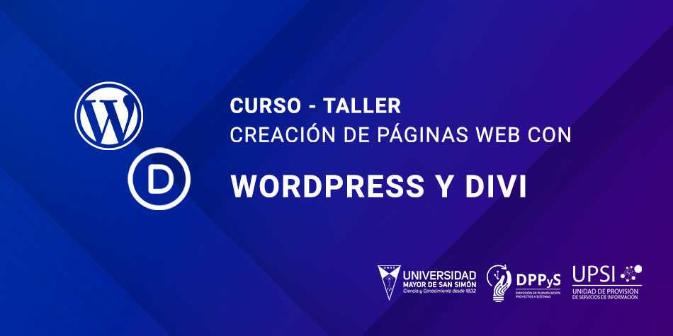 Curso – Taller de Creación de Páginas Web con WordPress y Divi
