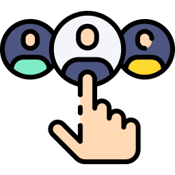icono de elegir personas